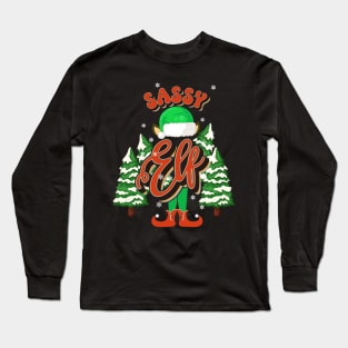 SASSY ELF CHRISTMAS Long Sleeve T-Shirt